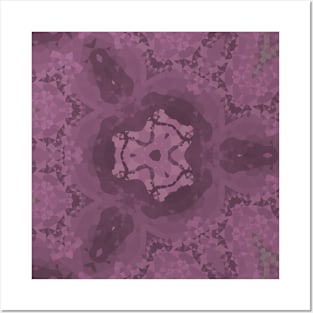 Kaleidoscope Baby Pink Hearts Posters and Art